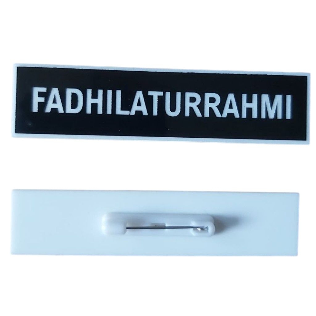 

Name Tag ASN peniti / papan nama ASN