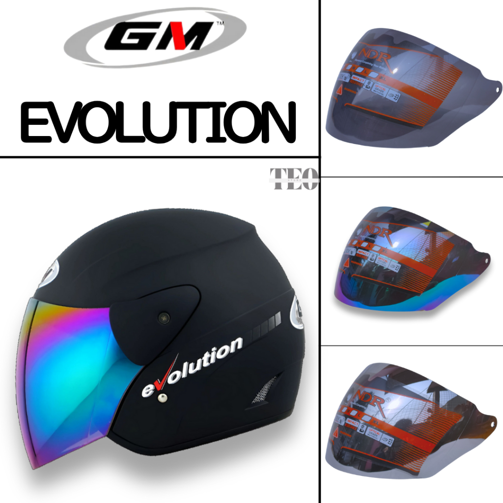 Kaca Helm | Visor | GM EVOLUTION by NDR helmet gm evo