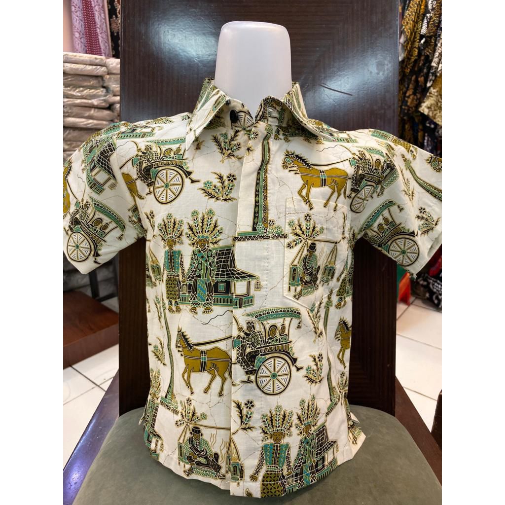 Toko Bakul Batik, Kemeja Batik Anak Lengan pendek