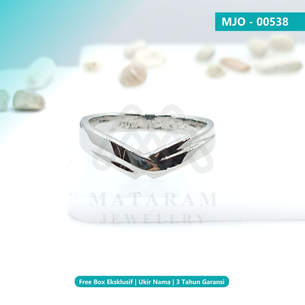 Cincin Kawin Platinum Kadar 5% - 35% - Bebas Request Model Cincin Custom By Mataram Jewellery - Free