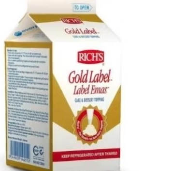 

Richs Gold Label Emas 500gr whipped cream
