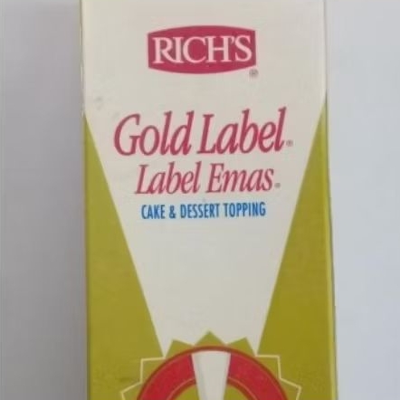

Rich's Whip Cream 907gr whip cream Gold Label Emas
