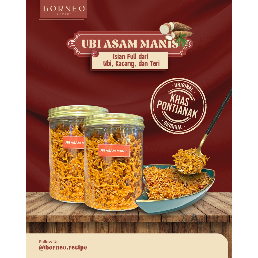 

MUSTOFA UBI TERI KACANG HOME MADE