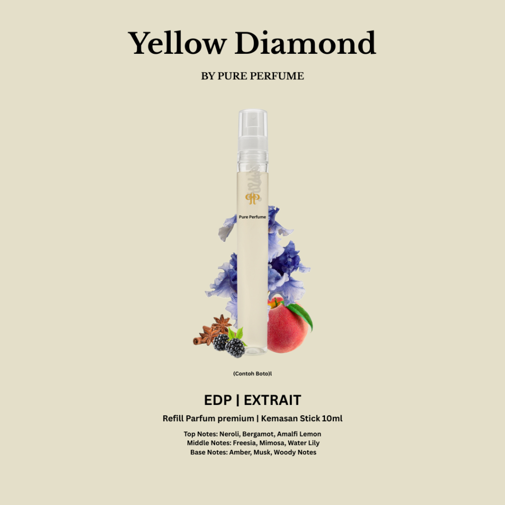 Yellow Diamond 10ml By Pure Perfume | Refill Parfum Premium Kemasan Kecil