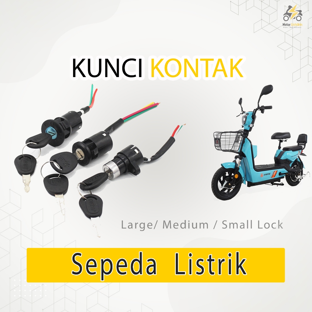 Kunci Kontak Sepeda Listrik Exotic Kunci Sepeda Listrik Goda Uwinfly Viar Yadea Universal