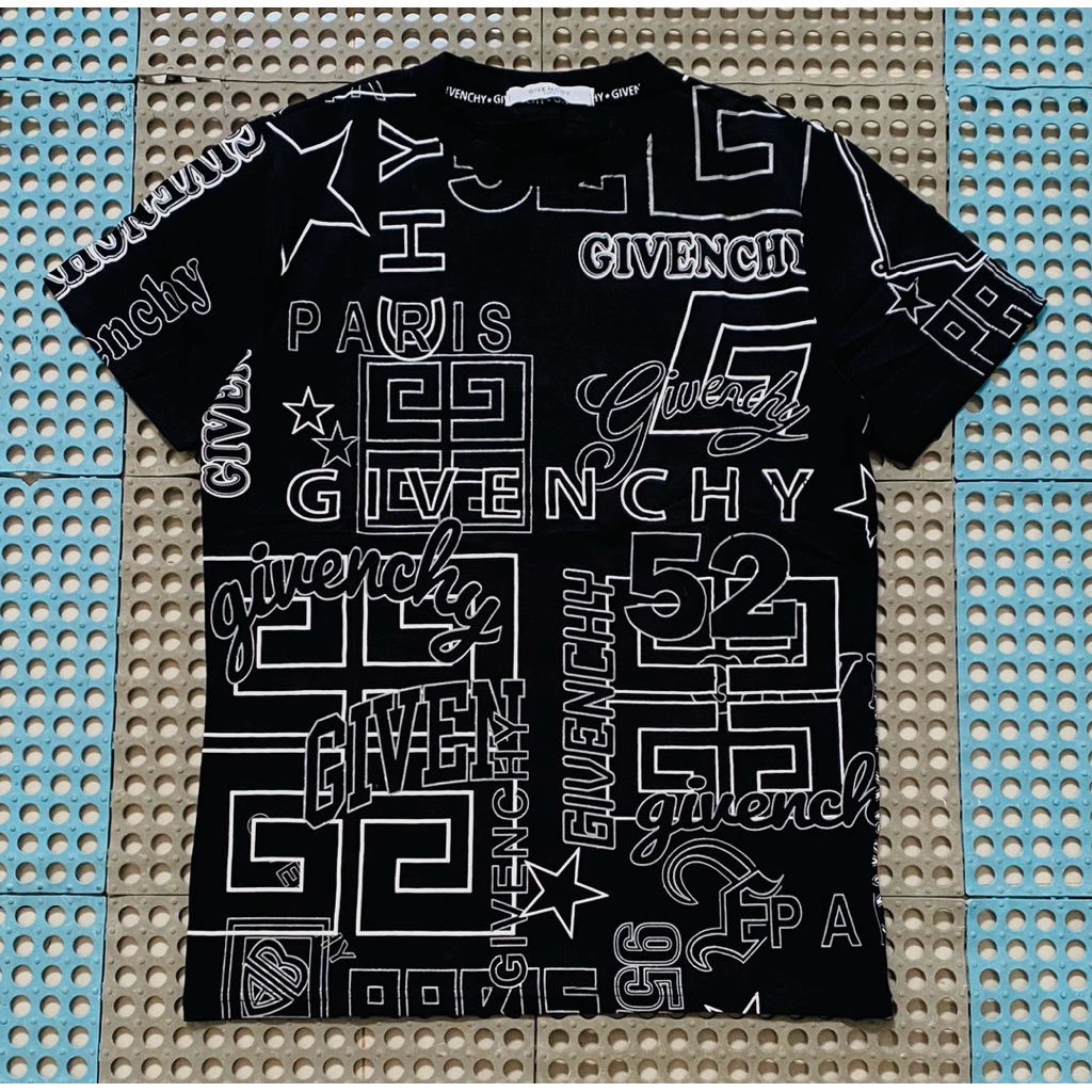 kaos givenchy full print second