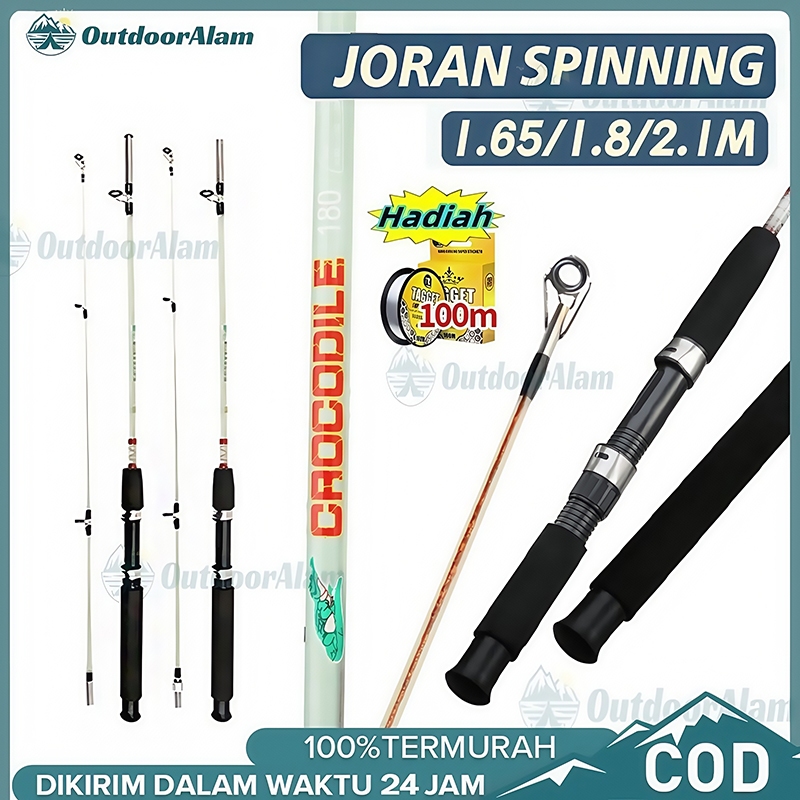 Joran Fiber Solid Drt Action 8-17 Lbs Medium 165 180 270 Fukushima Manbo / Joran Pancing Model Trans