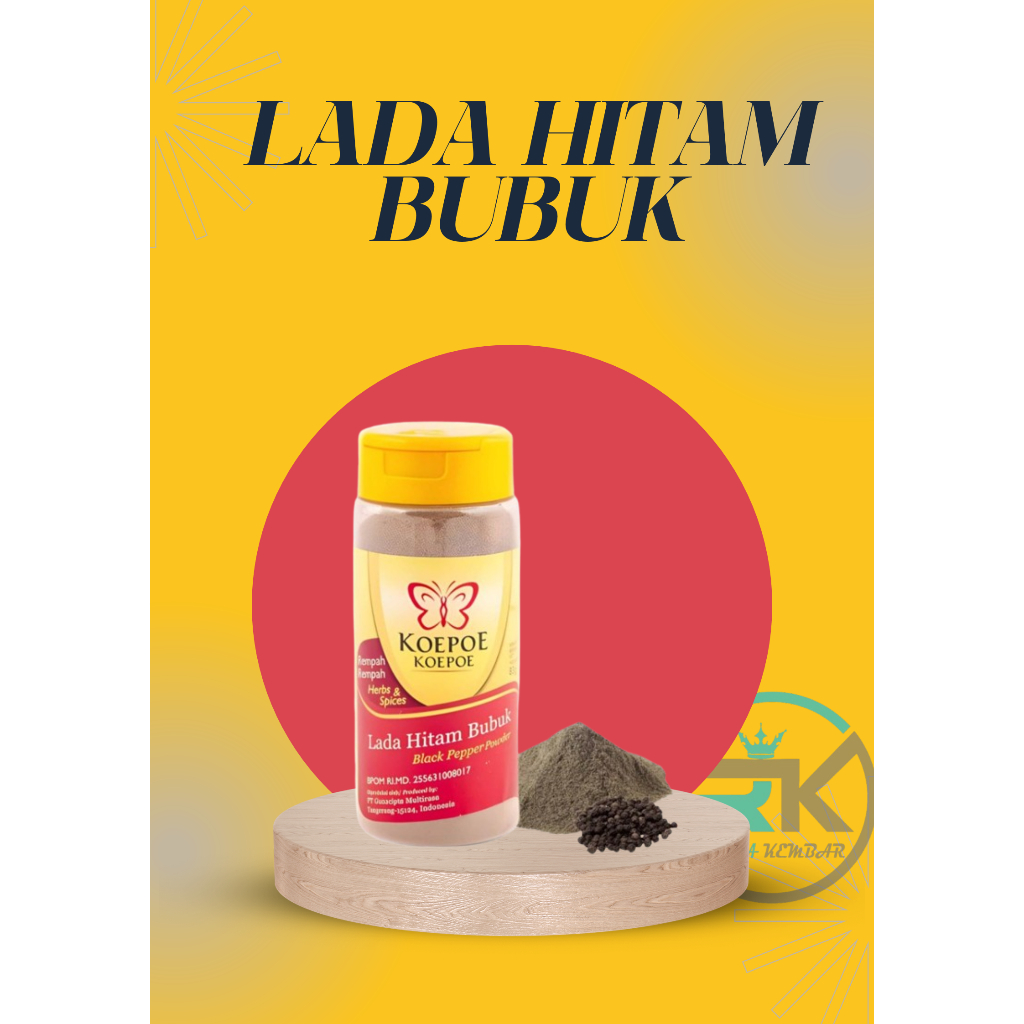 

Koepoe Koepoe Lada Hitam Bubuk 83Gr