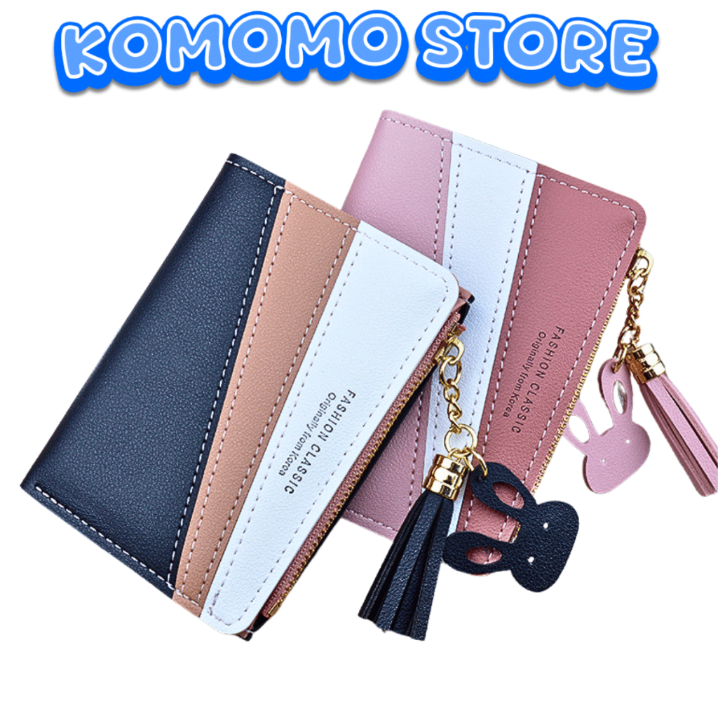 KMM DOMPET WANITA IMPORT MURAH LIPAT KECIL LUCU DAN CANTIK DOMPET IMPORT
