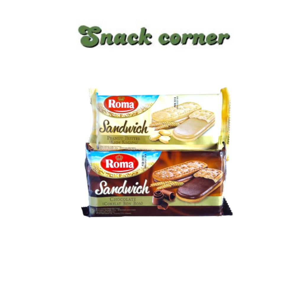 

ROMA Biskuit Sandwich Rasa Chocolate/Peanut Butter | Biskuit enak | Cemilan Enak Murah | BPOM | HALAL | COD |Buatan Lokal