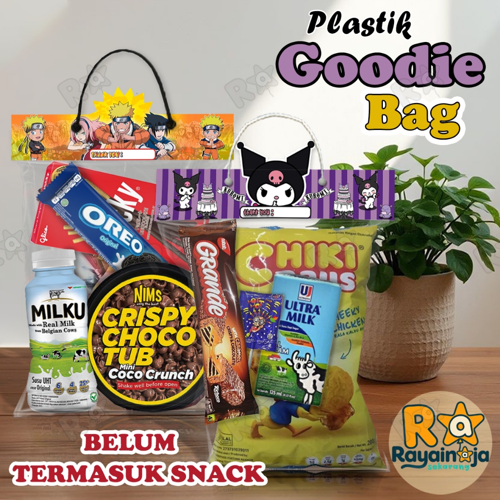 

Rayain Aja - Plastik Snack Souvenir Bingkisan Ulang Tahun Goodie Bag