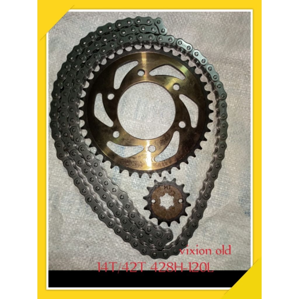 gear paket vixion old gear set vixion