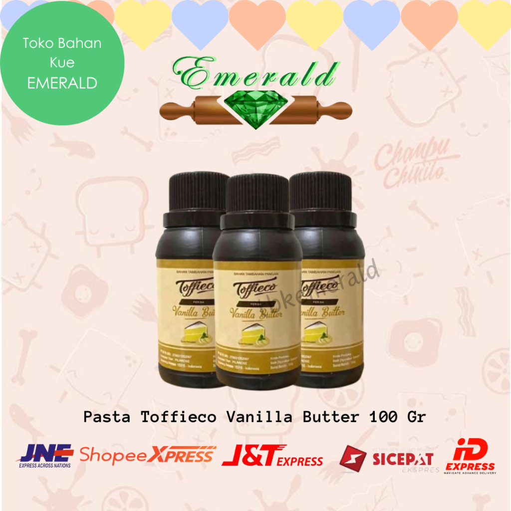 

Perisa Pasta Vanilla Butter Toffieco 100 Gram