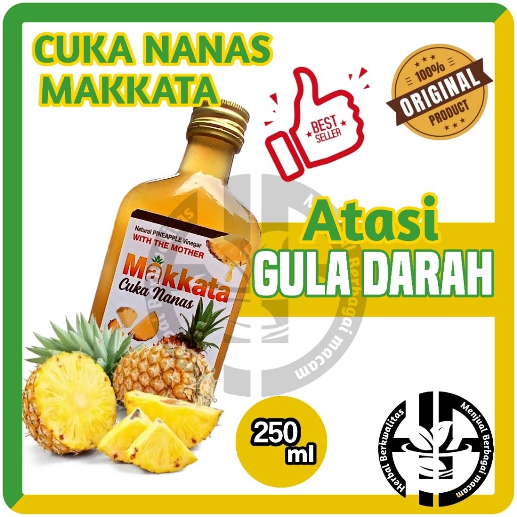 

CUKA NANAS MAKKATA Asli Tanpa Campuran Cara Terbaik Buat Diet Jantung Kolestrol Sembuh Dan Ampuh