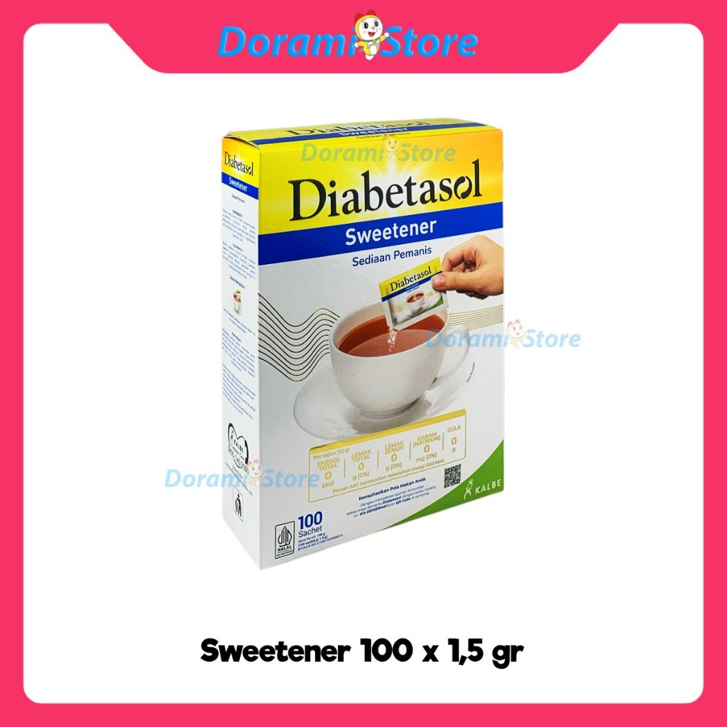 

Diabetasol Zero Calorie 1,5 gr / Diabetasol Gula Rendah Kalori