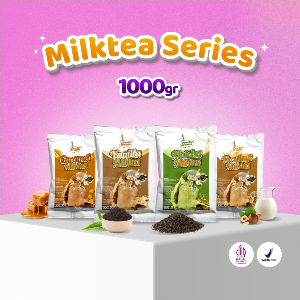 

Powder Dreams - Bubuk Minuman Series Milk Tea Kemasan 1 KG