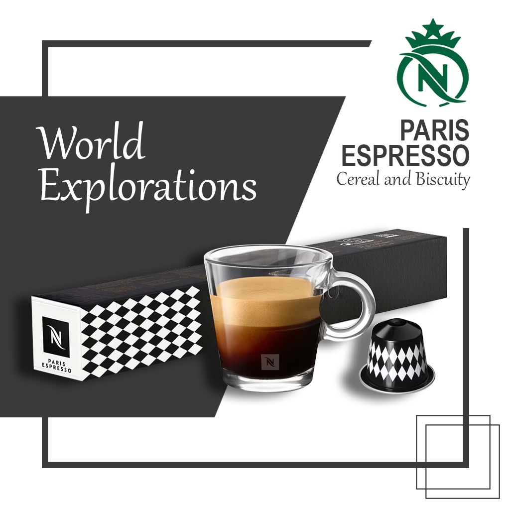 

Capsule Nespresso Paris Espresso Pack - Kopi Kapsul World Explorations Coffee