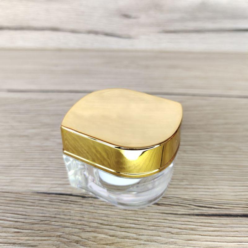 Pot Krim Akrilik Daun Acrylic 10 Gram / Pot Leaf 10gr/ Wadah Kosmetik 10 gr / Pot Cream 10gr