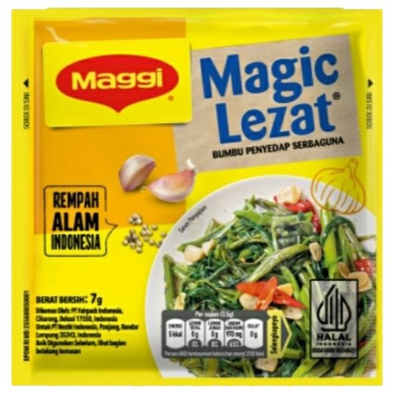 

Magic Lezat Sachet 7gr - Sayur Segar Instan Malang