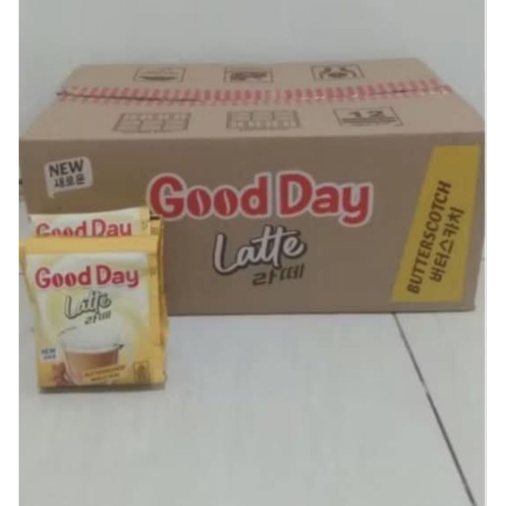 

Good day latte 1 dus isi 12 renteng / good day latte dus / good day latte original / good day latte butterscotch