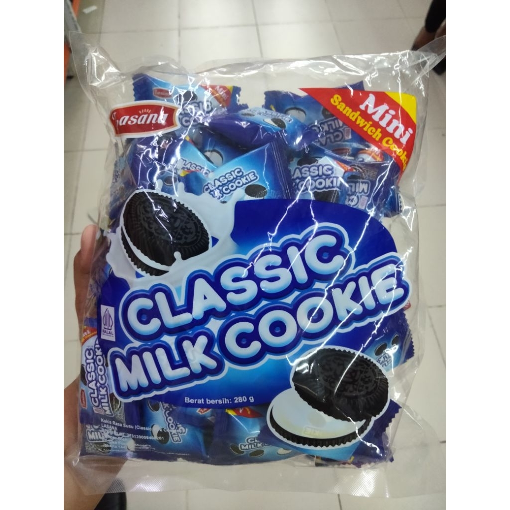 

Lianggui Lasana Mini Sandwich Cookies (Classic Milk Cookies)