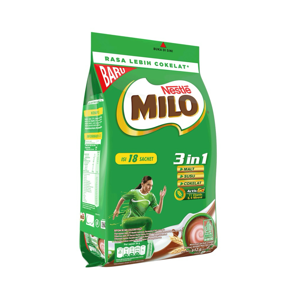 

Milo Activ-go 3in1 | Susu Milo 1kg