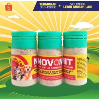 NOVOMIT - Obat Kembung Kucing Obat Muntah Kucing Obat Mencret Diare Kucing Obat Sembelit Kucing
