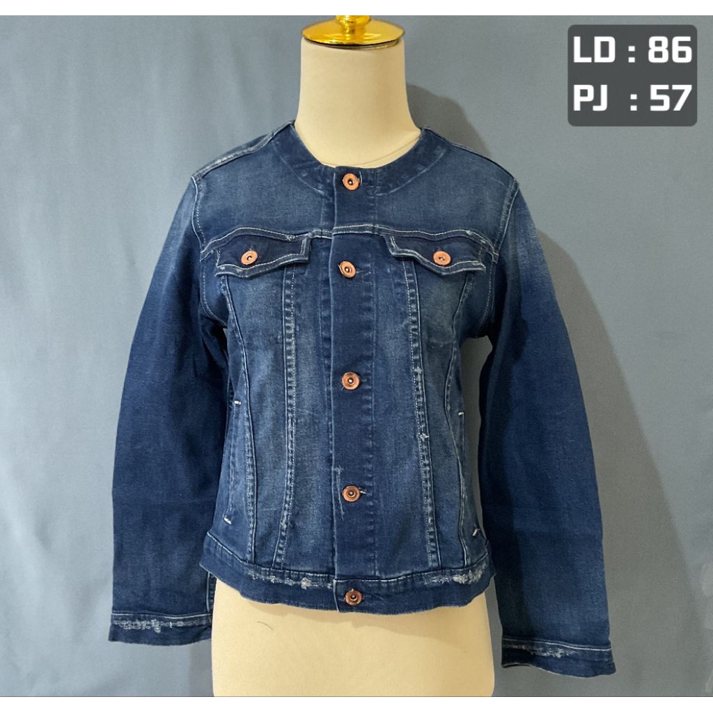 Preloved Jacket Denim Wanita " NANO UNIVERSE"