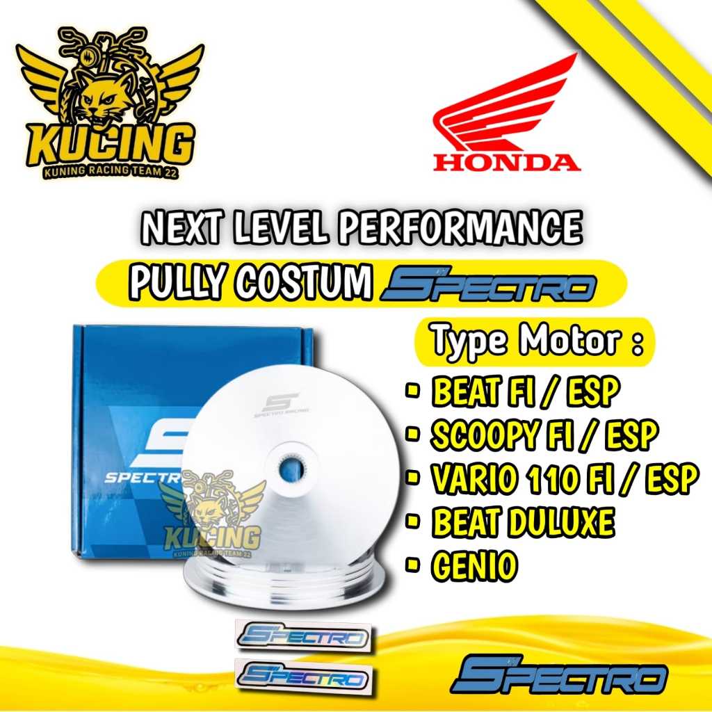 Pulley Custom Rumah Roller SPECTRO Beat Fi ESP Scoopy Fi ESP Vario 110 Fi ESP Racing