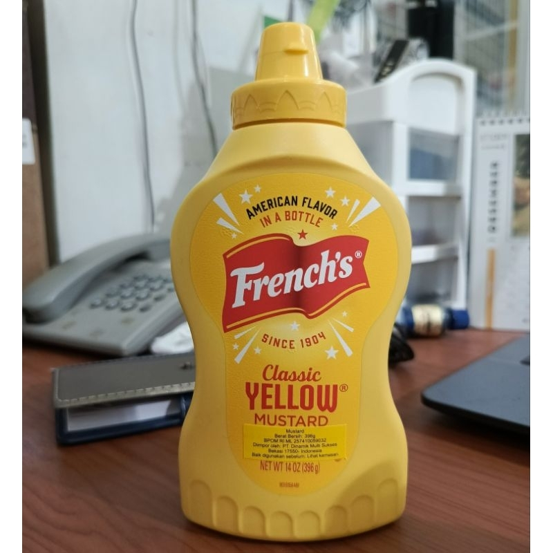 

[oddsolshop] pekanbaru/French's Classic Yellow Mustard 396GR Squeeze Bumbu Masak