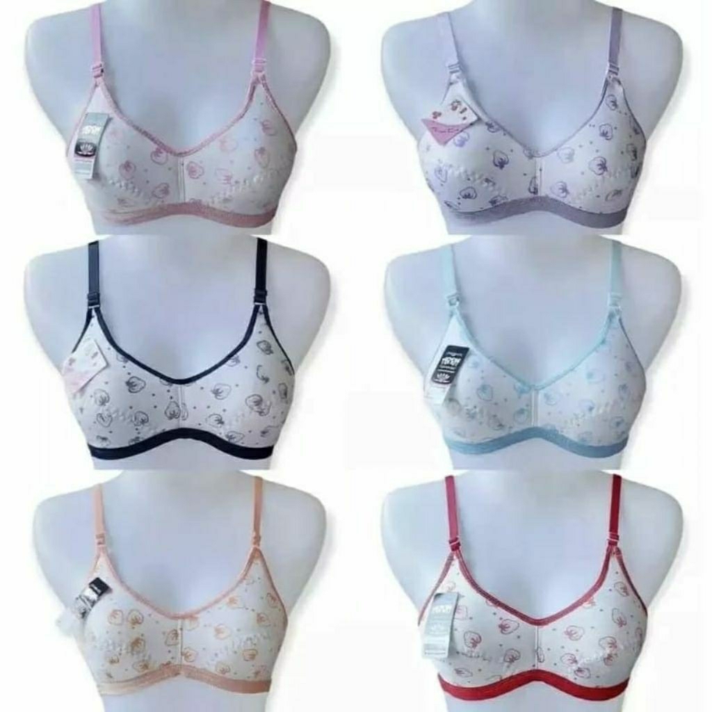 6 Pcs BH Remaja - BH Printing - BH Termurah - Zavi_Store