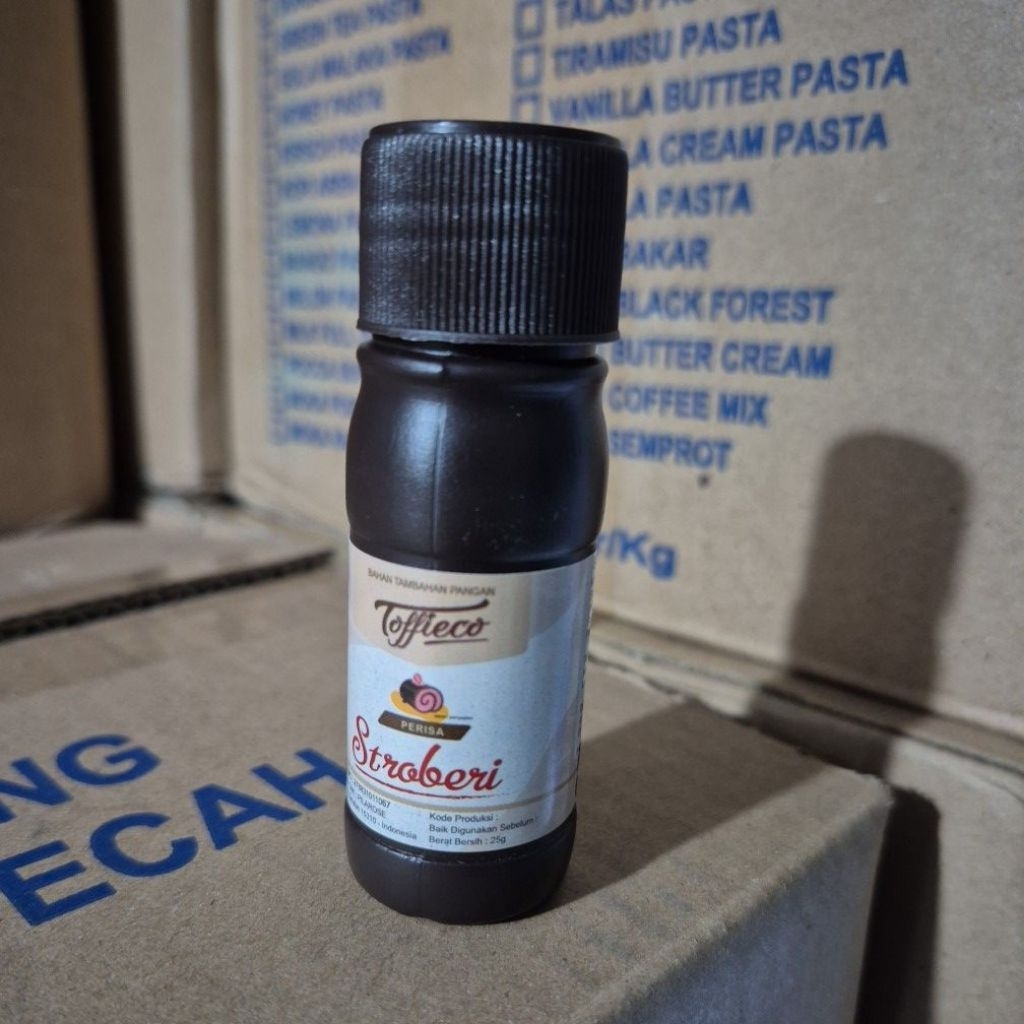 

Toffieco Stroberi Flavour 25g - Perisa Essence Tofieco Strawberry Flavor