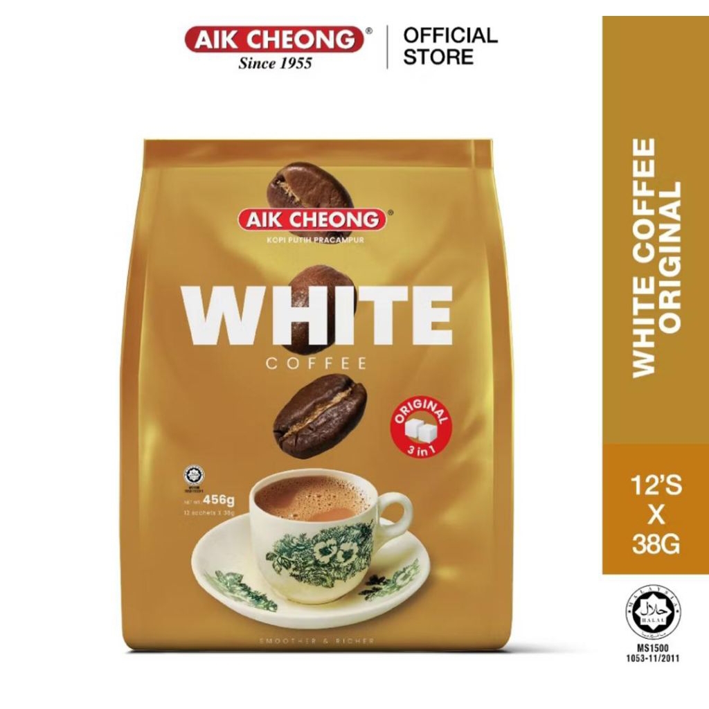 

AIK CHEONG WHITE COFFEE ORIGINAL 38G SACHET