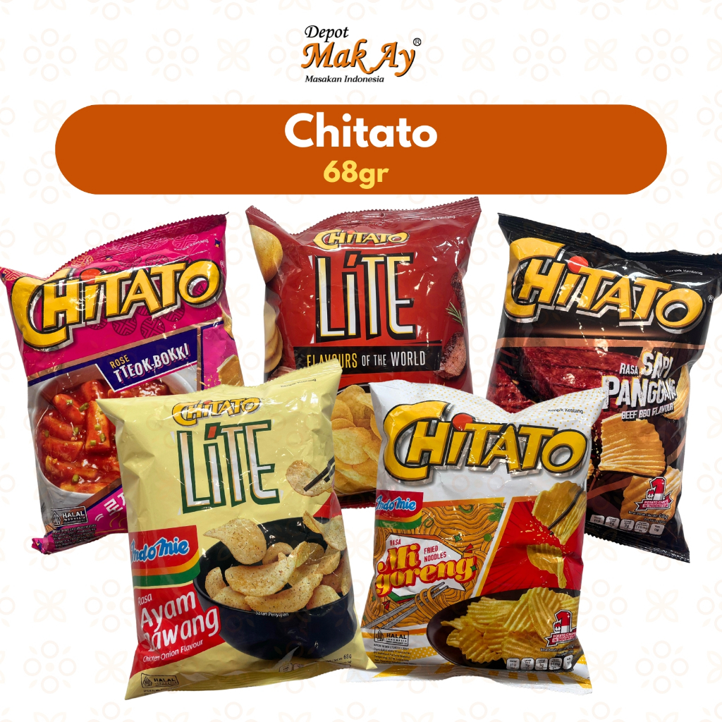 

Chitato Lite 68gr MIX VARIAN | Camilan | Jajanan | Surabaya | Snack | Makanan | Keripik | Enak | Nyemil