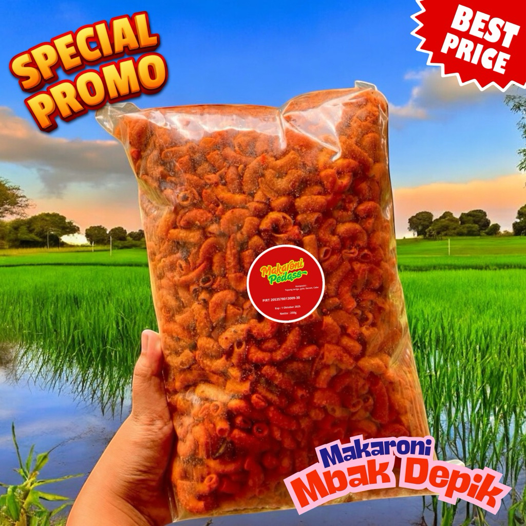 

Makaroni Pedas Gila Level 3 – Isi 250 Gram, Porsi Pas Nonton Drakor