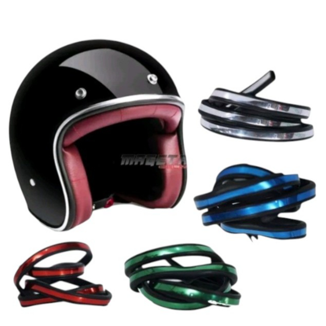 List Helm Chrome | List Karet Helm | List Chrome Warna