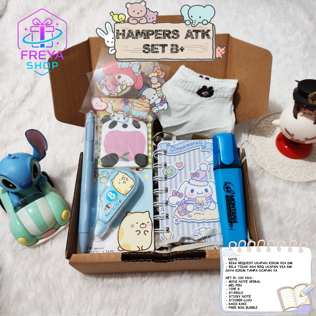 Hampers Alat Tulis Gift Box Anak / Paket Hadiah Belajar / Kado Anak SD TK