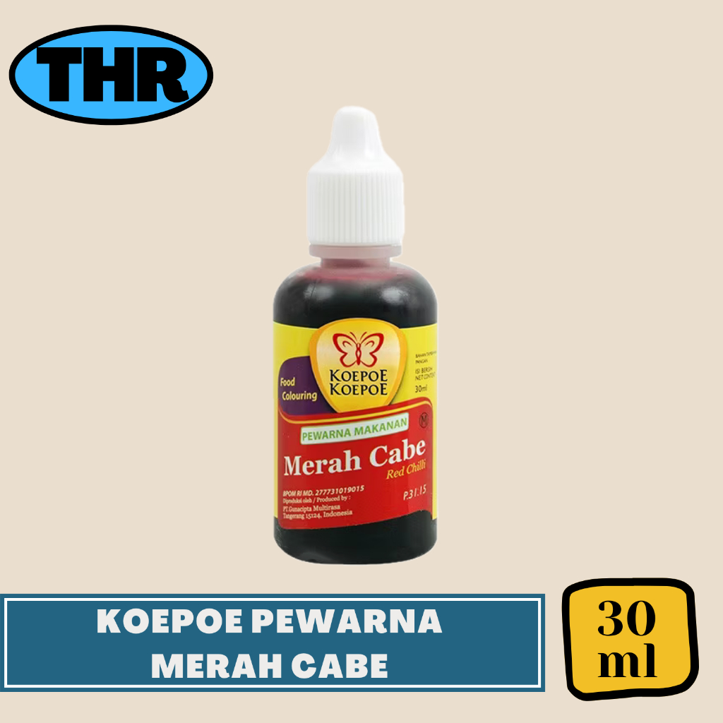 

Koepoe Koepoe Pewarna Merah Cabe 30ml