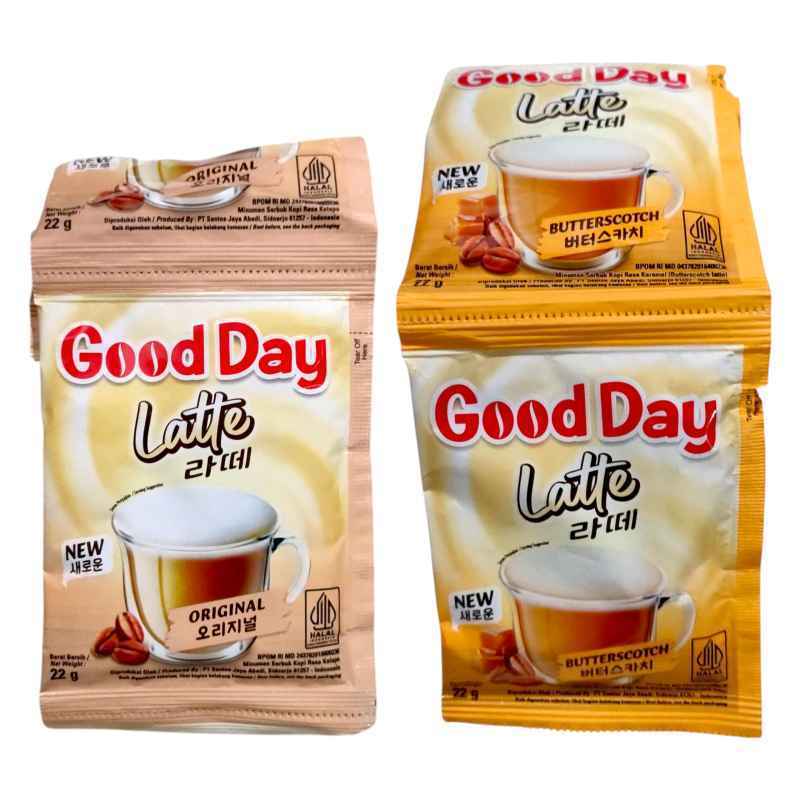 

Good Day Latte Perfect Korean 1 Renceng 10Pcs