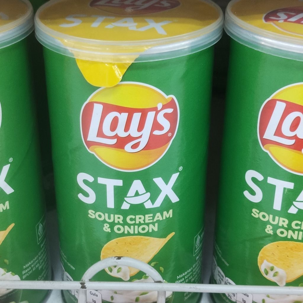 

Lays Stax 70gram Kemasan Can