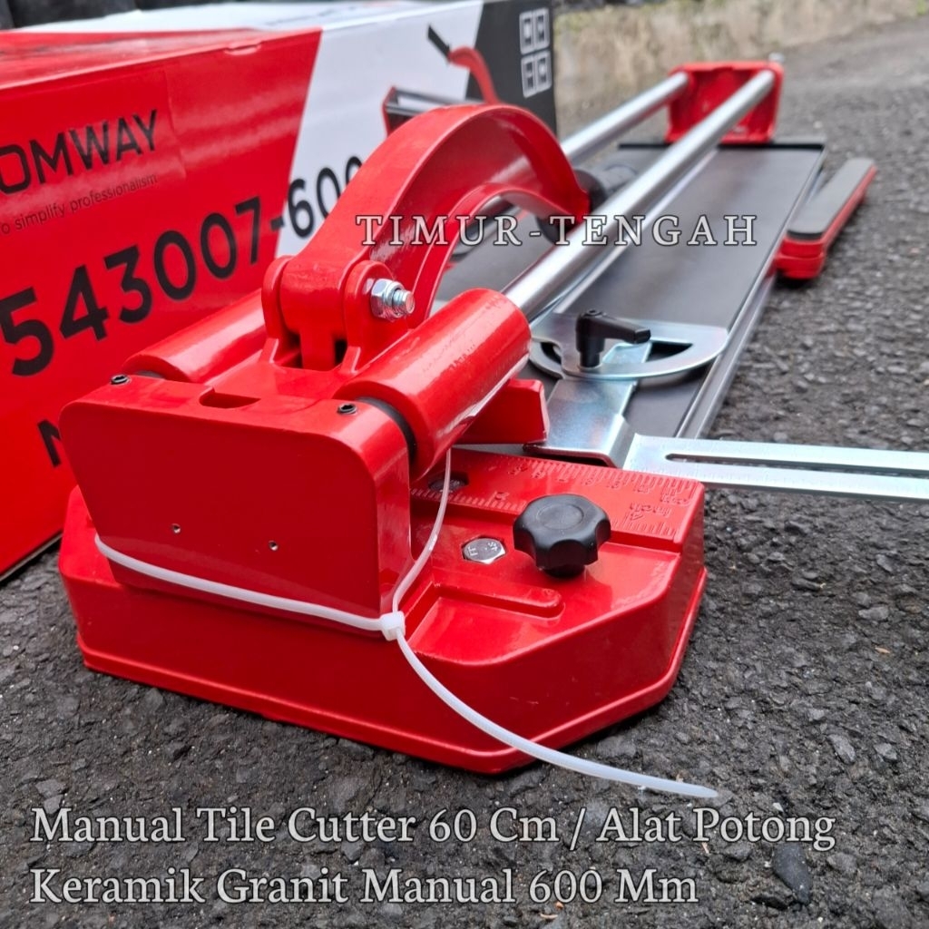 Tile Cutter 60 Cm Romway Alat Potong Keramik Granit Manual / Model Dorong 600 Mm