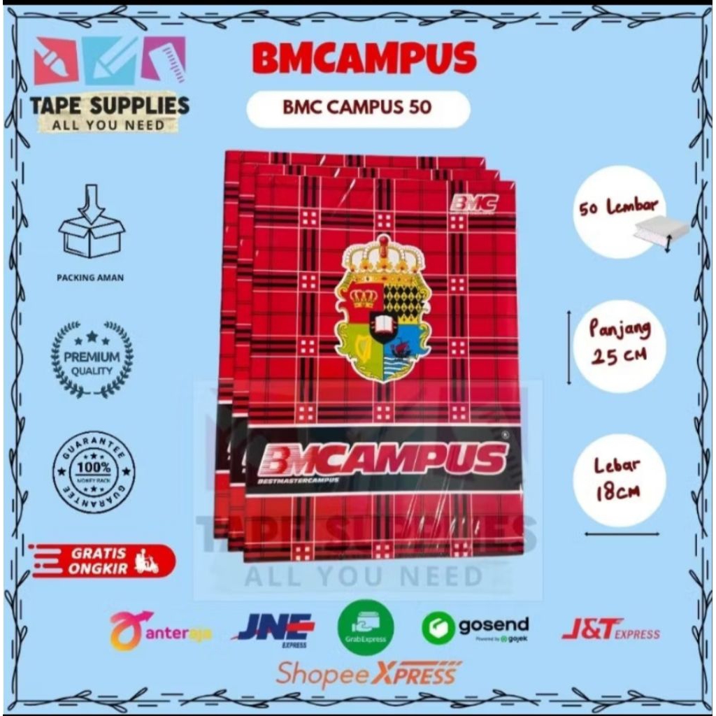 

5 Buku Tulis Campuslxio