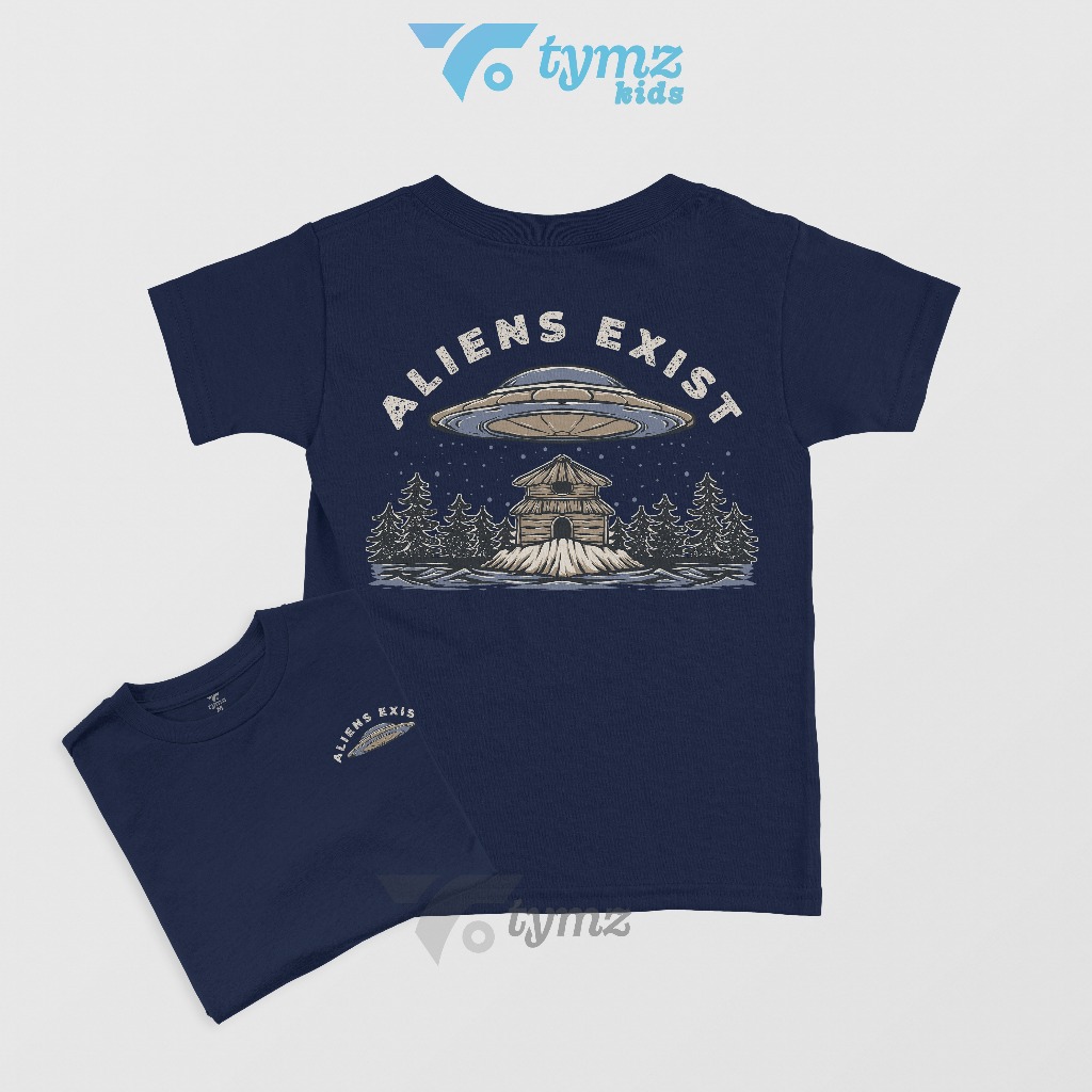 Tymz Kaos Anak Laki laki/Perempuan Alien Exist 2-13 Cotton