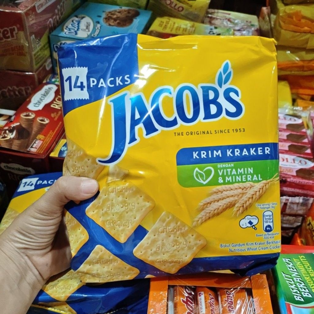 

Biskuit Jacob's Petak ORIGINAL Cream Crackers/weetameal