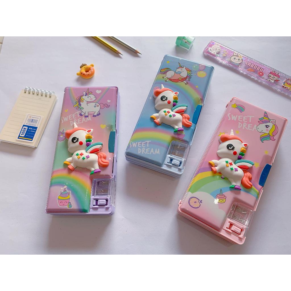 

v2_TEMPAT PINSIL MAGNET 3D UNICORN & ASTONOT