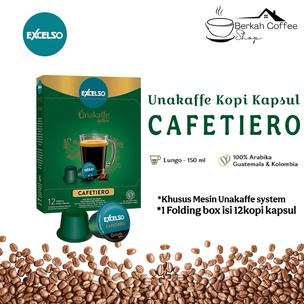 

Excelso Unakaffe Kopi Kapsul Cafetiero - 1 box isi 12pcs