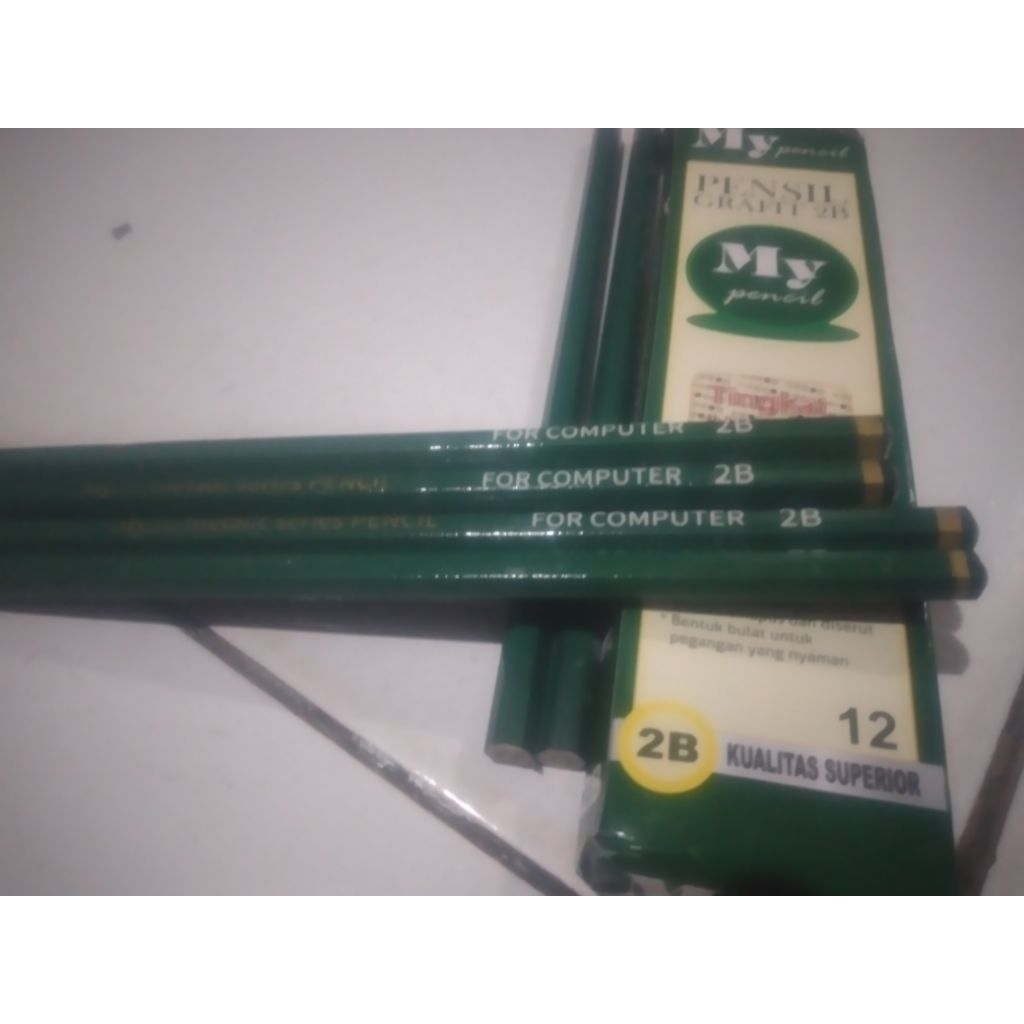 

Pensil Grafit 2B MY Pensil ecer per 1pcs