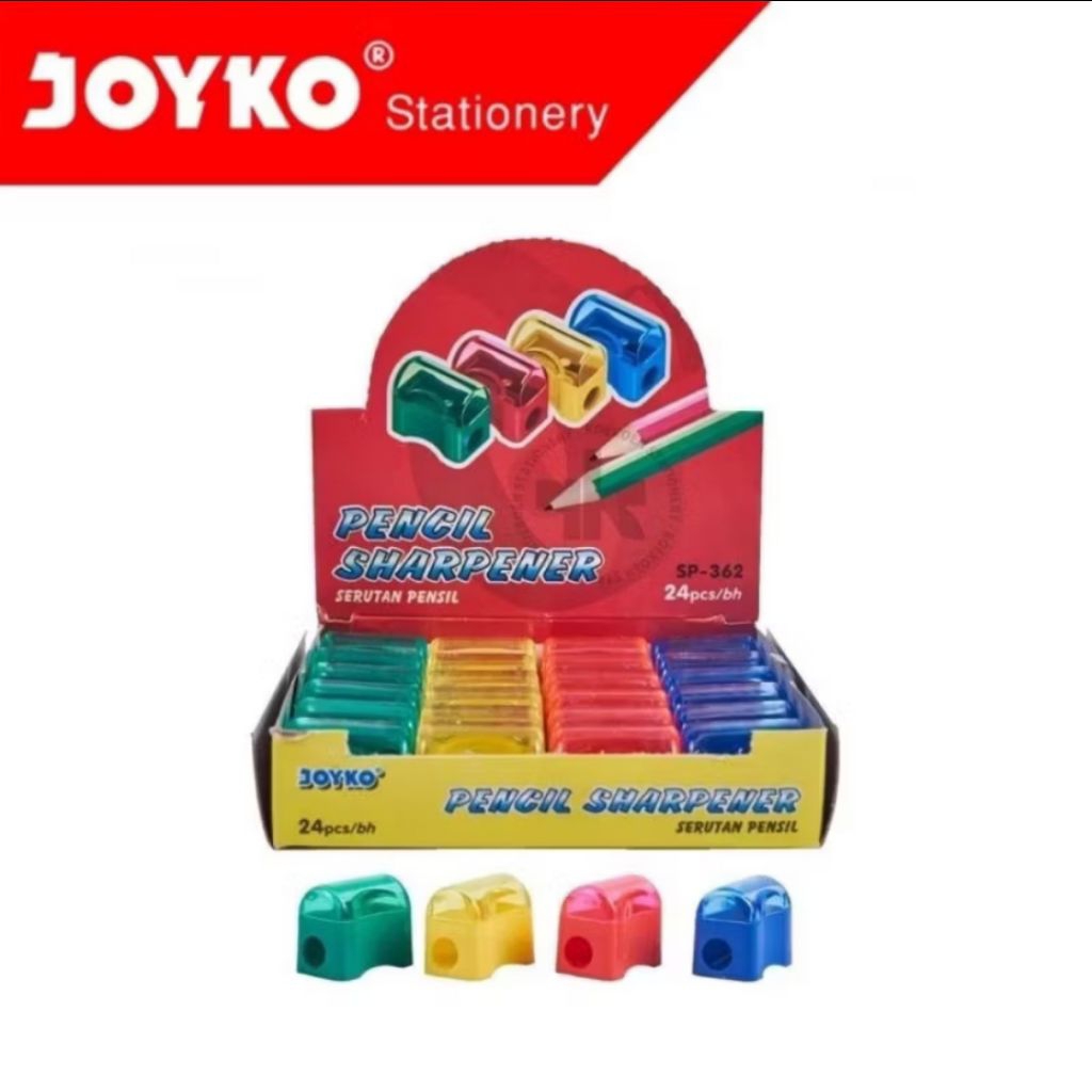 

Serutan rotí joyko SP362 (24 ps) | JOYKΟ SHARPENER SERUTAN ROTI RAUTAN PENCIL KAYU PERUNCING SP362 (24PCS) / JOYKO SHARPENER SERUTAN ROTI