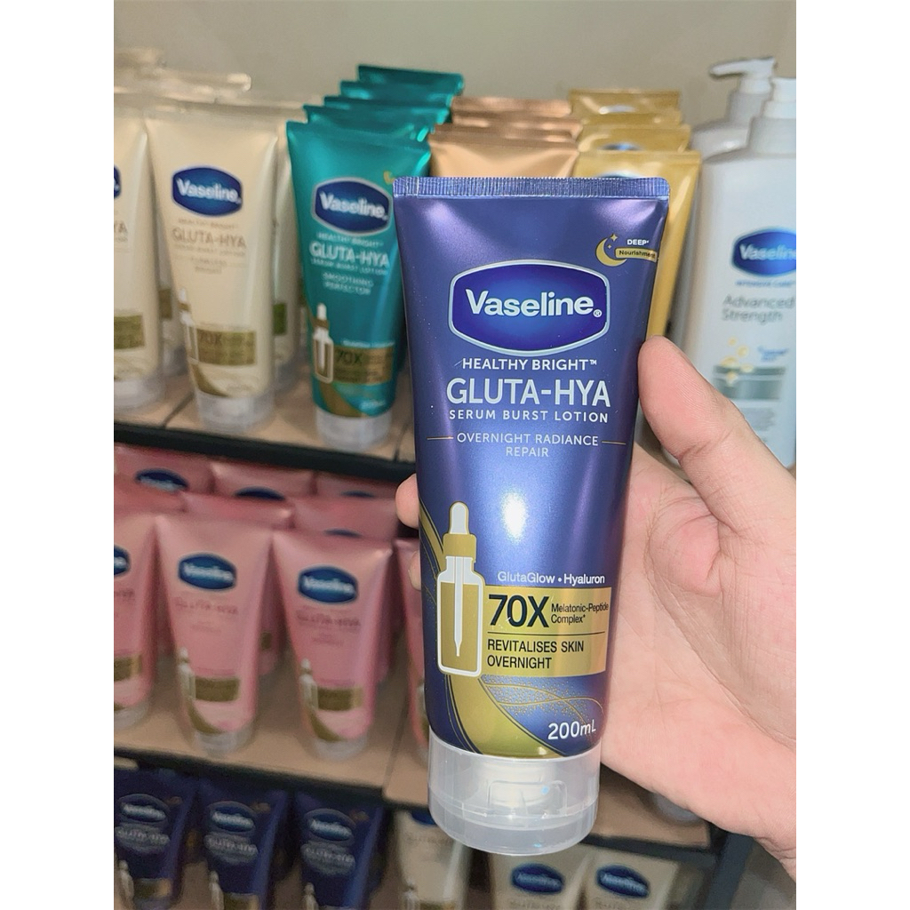 VASELINE GLUTA HYA OVER NIGHT RADIANCE 200 ML