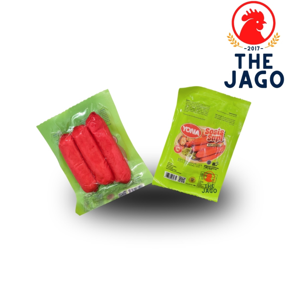 

Yona Sosis Sapi Cocktail 80gr - Sosis Mini Praktis untuk Hotdog & Masakan